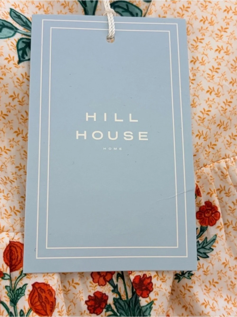 New With Tags Hill House XL Pippa Dress in Poppy Block Print - Picture 8 of 10